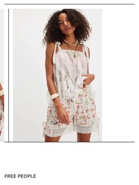 Blooming lace shorts NWT
